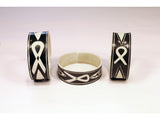 Wide African Art Bracelet