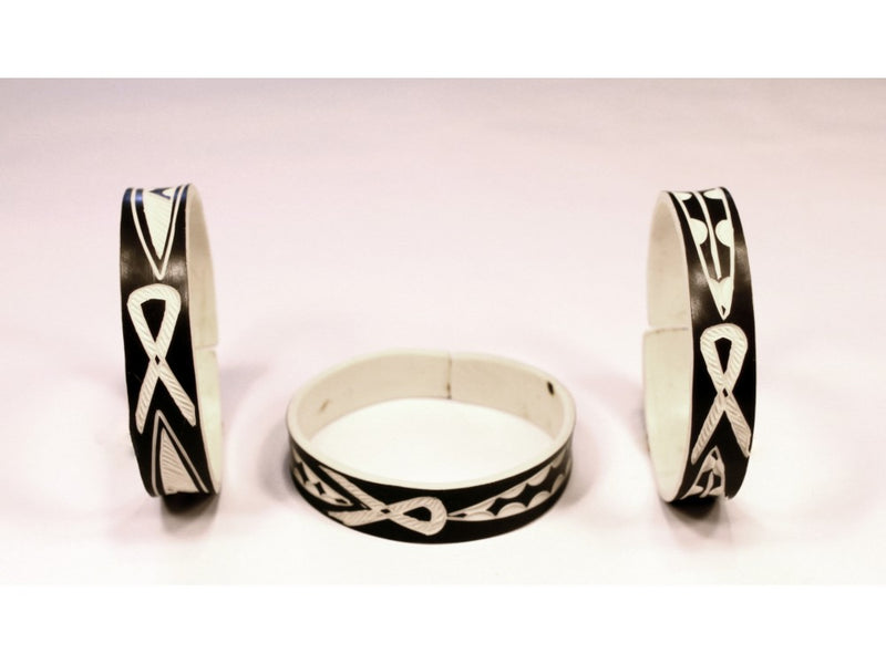 Narrow African Art Bracelet